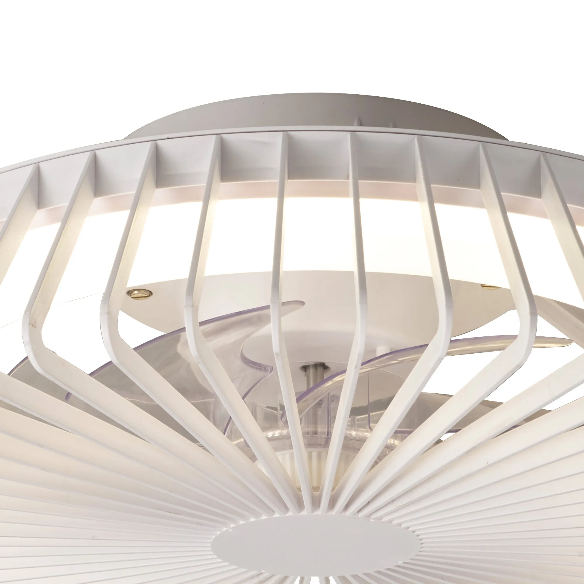 Himalaya Mini Ceiling Light & Fan Dimmable 70W LED White M8196  Mantra Himalaya Mini
